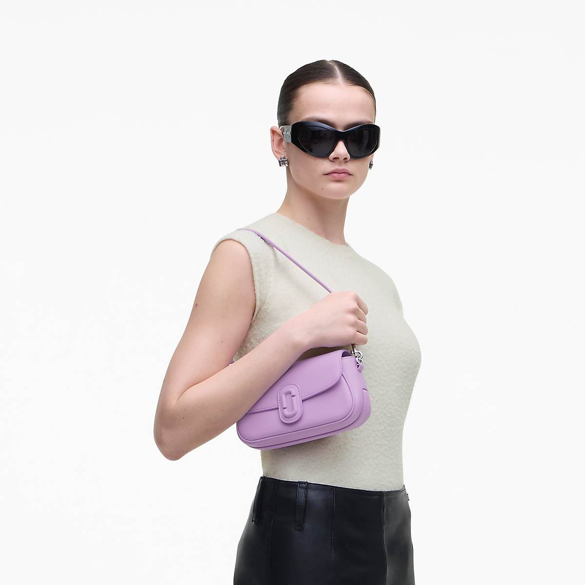 Women Marc Jacobs Clover Shoulder Bags Purple | UK MJ7685-W52