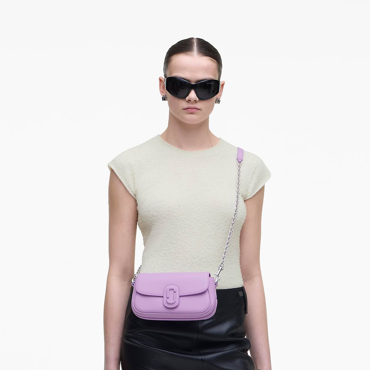 Women Marc Jacobs Clover Shoulder Bags Purple | UK MJ7685-W52