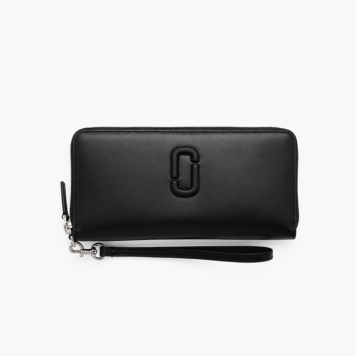 Women Marc Jacobs Covered J Marc Continental Wallets Black | UK MJ9372-V98