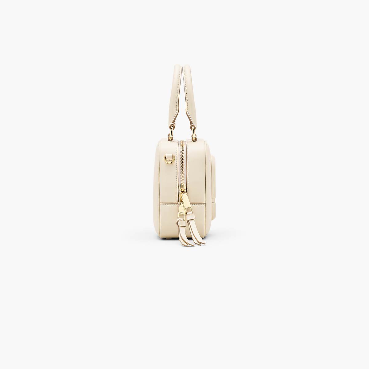 Women Marc Jacobs Covered J Marc Cube Crossbody Bags White | UK MJ1428-O73