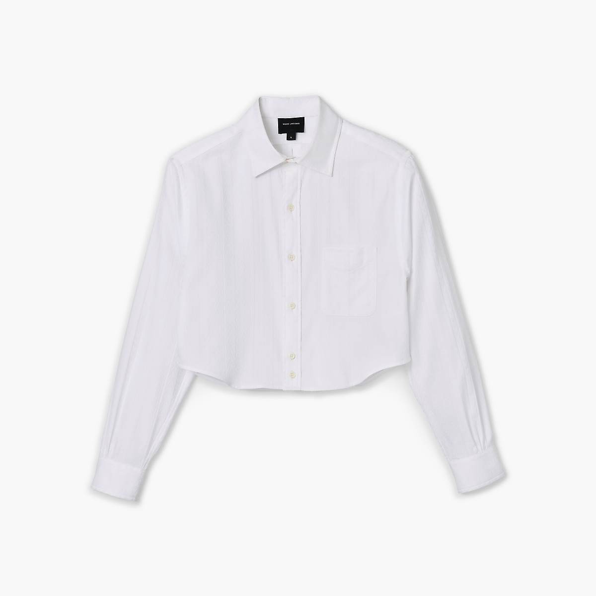 Women Marc Jacobs Cropped Femme Shirts White | UK MJ4516-X70