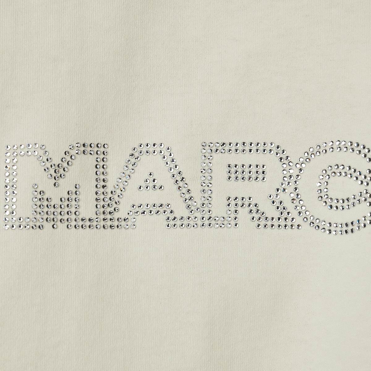 Women Marc Jacobs Crystal Big Tee T-Shirt White | UK MJ4926-B30