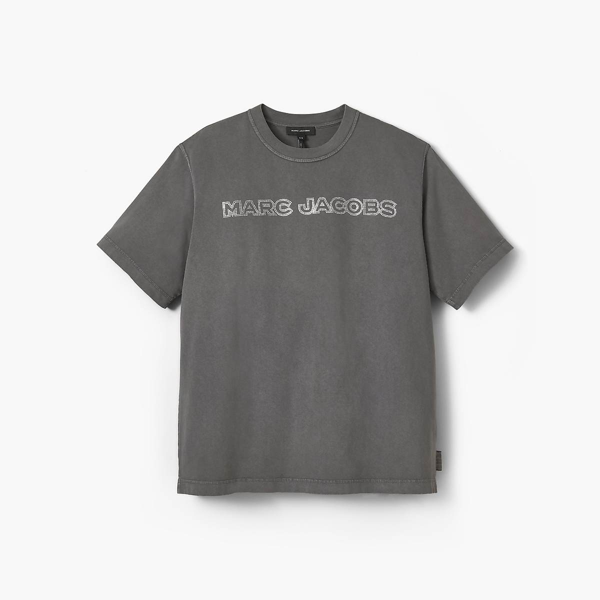 Women Marc Jacobs Crystal Big Tee T-Shirt Grey | UK MJ9308-N02