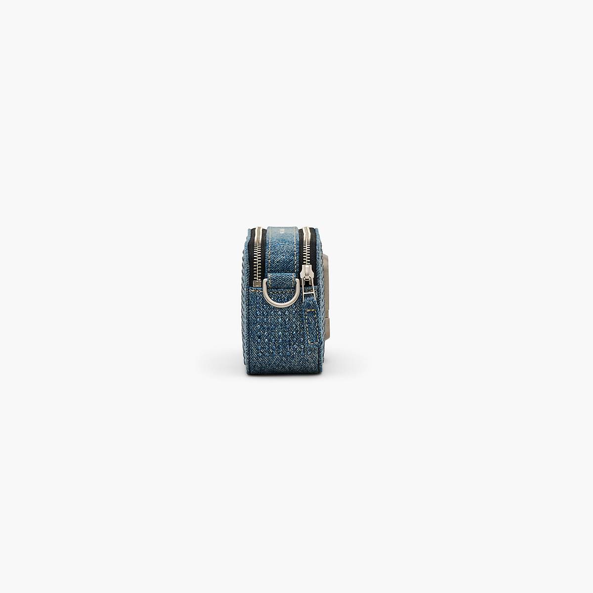 Women Marc Jacobs Crystal Denim Snapshot Bags Light Blue | UK MJ5180-H36