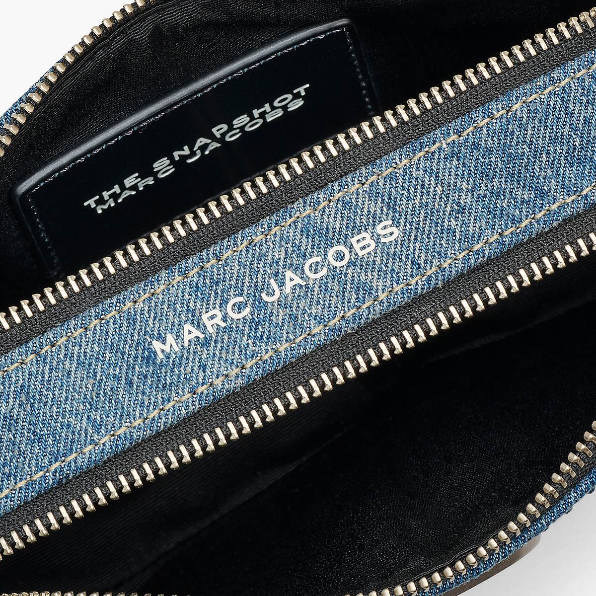 Women Marc Jacobs Crystal Denim Snapshot Bags Light Blue | UK MJ5180-H36