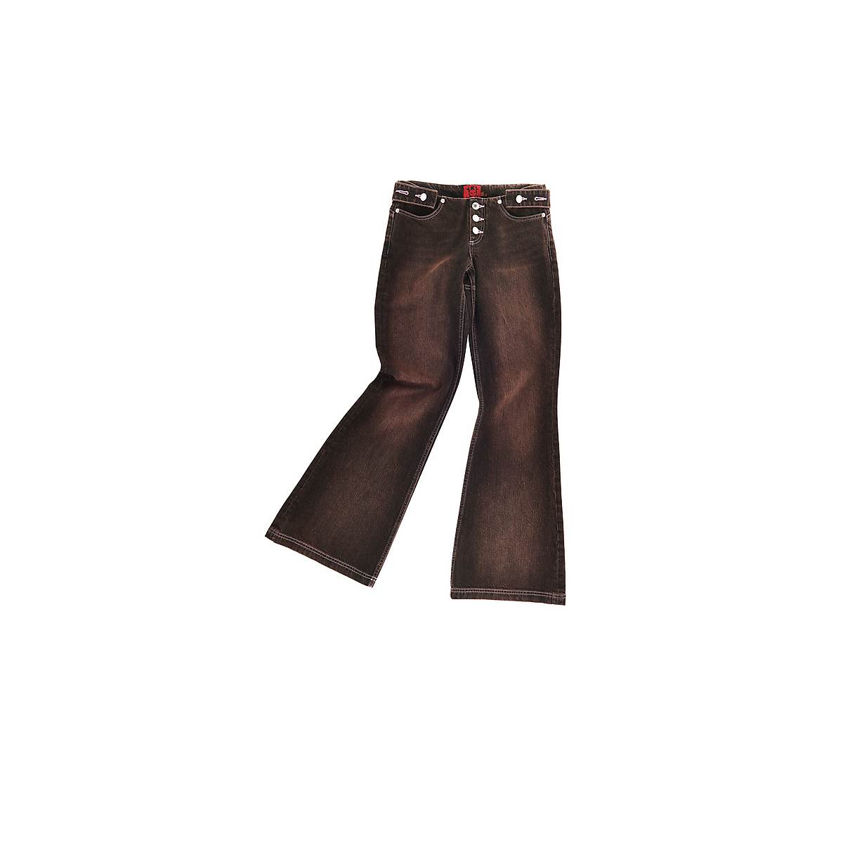 Women Marc Jacobs Detached Waistband Flared Jeans Brown | UK MJ3107-P52