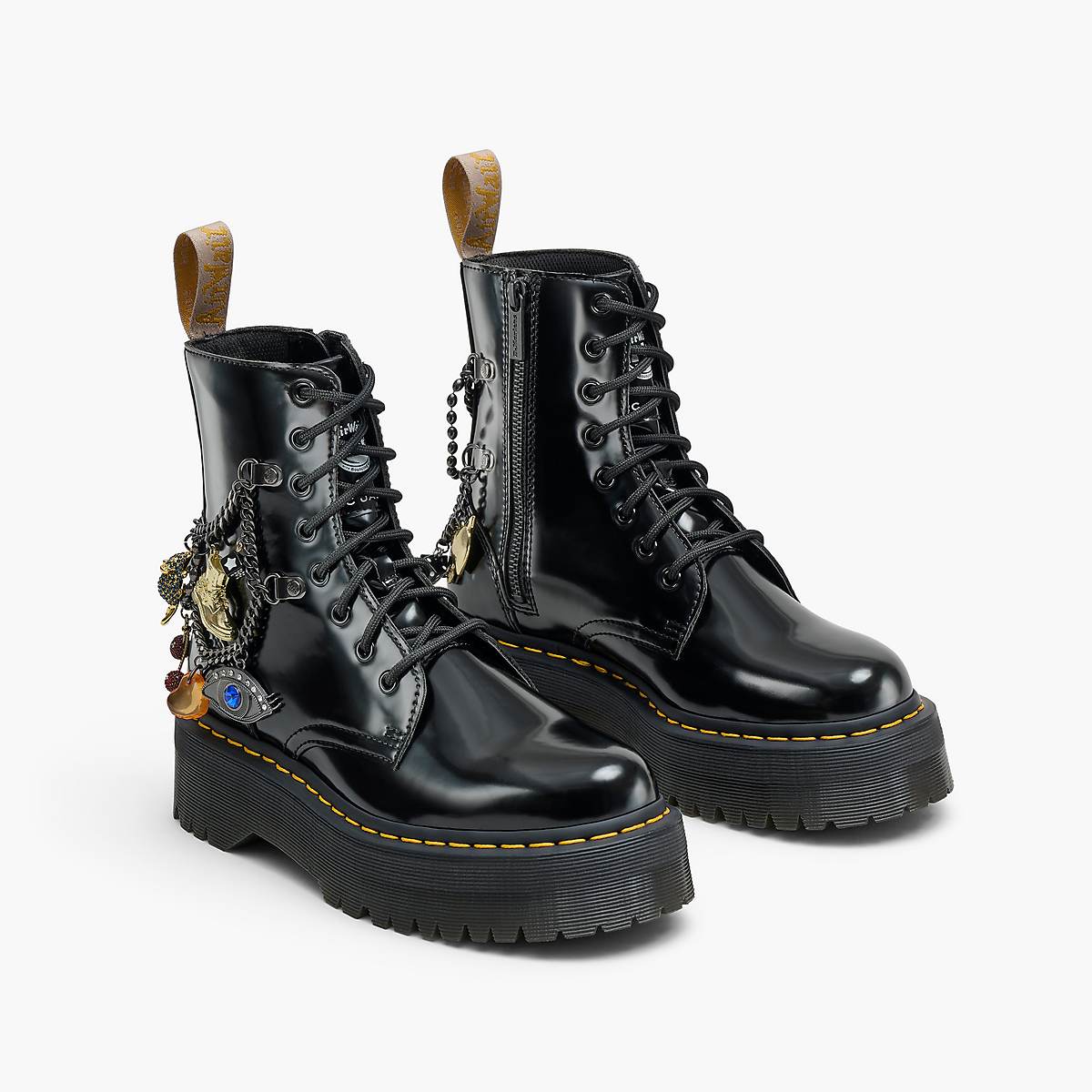 Women Marc Jacobs Dr. Martens x Marc Jacobs Charm Jadon Boots Black | UK MJ5693-S80