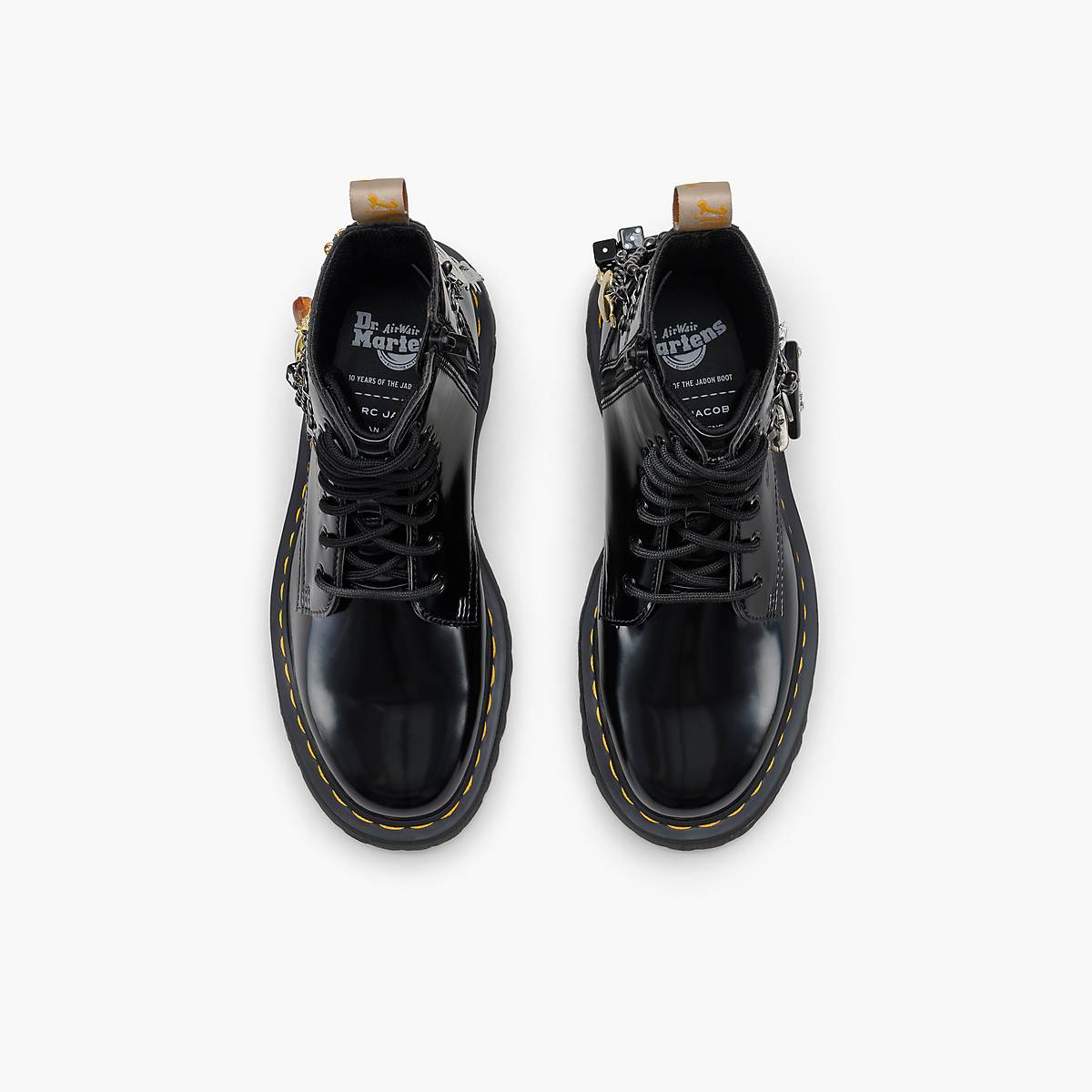 Women Marc Jacobs Dr. Martens x Marc Jacobs Charm Jadon Boots Black | UK MJ5693-S80