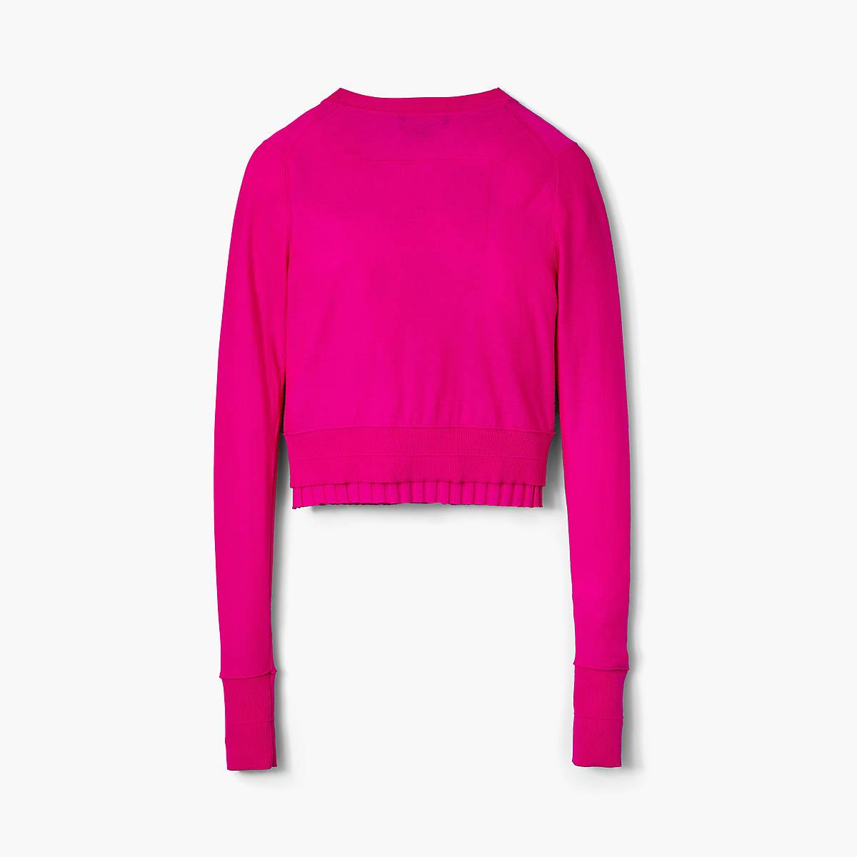 Women Marc Jacobs Fine Ribbed Merino Cardigan Pink | UK MJ3759-F40