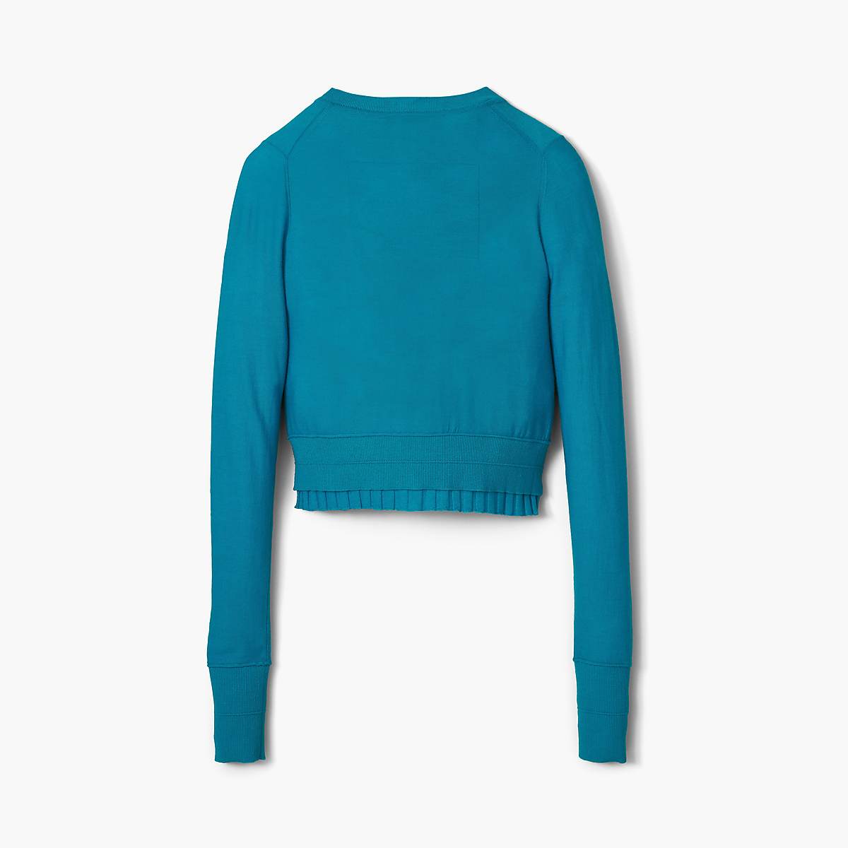 Women Marc Jacobs Fine Ribbed Merino Cardigan Blue | UK MJ7402-G04