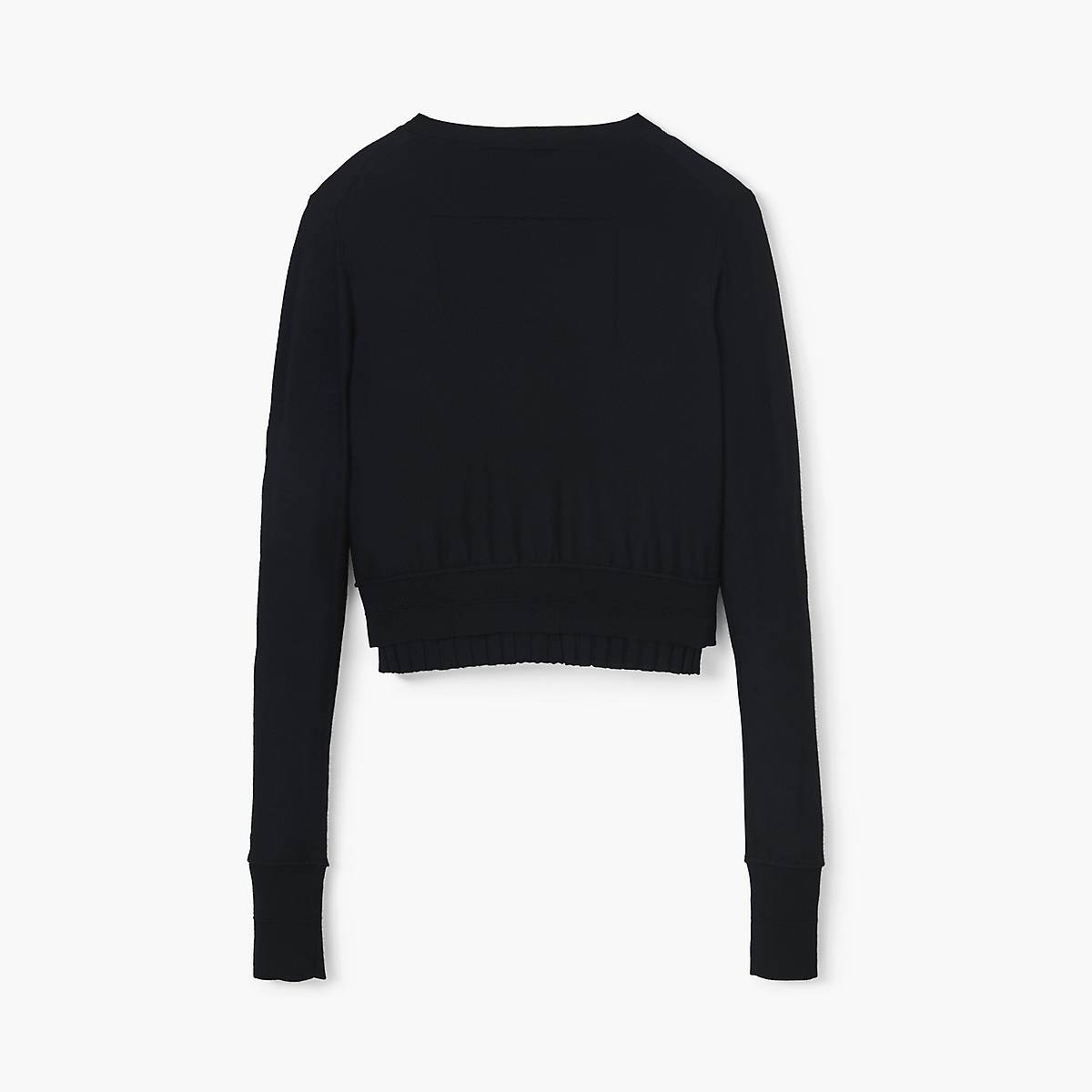 Women Marc Jacobs Fine Ribbed Merino Cardigan Black | UK MJ0462-H78