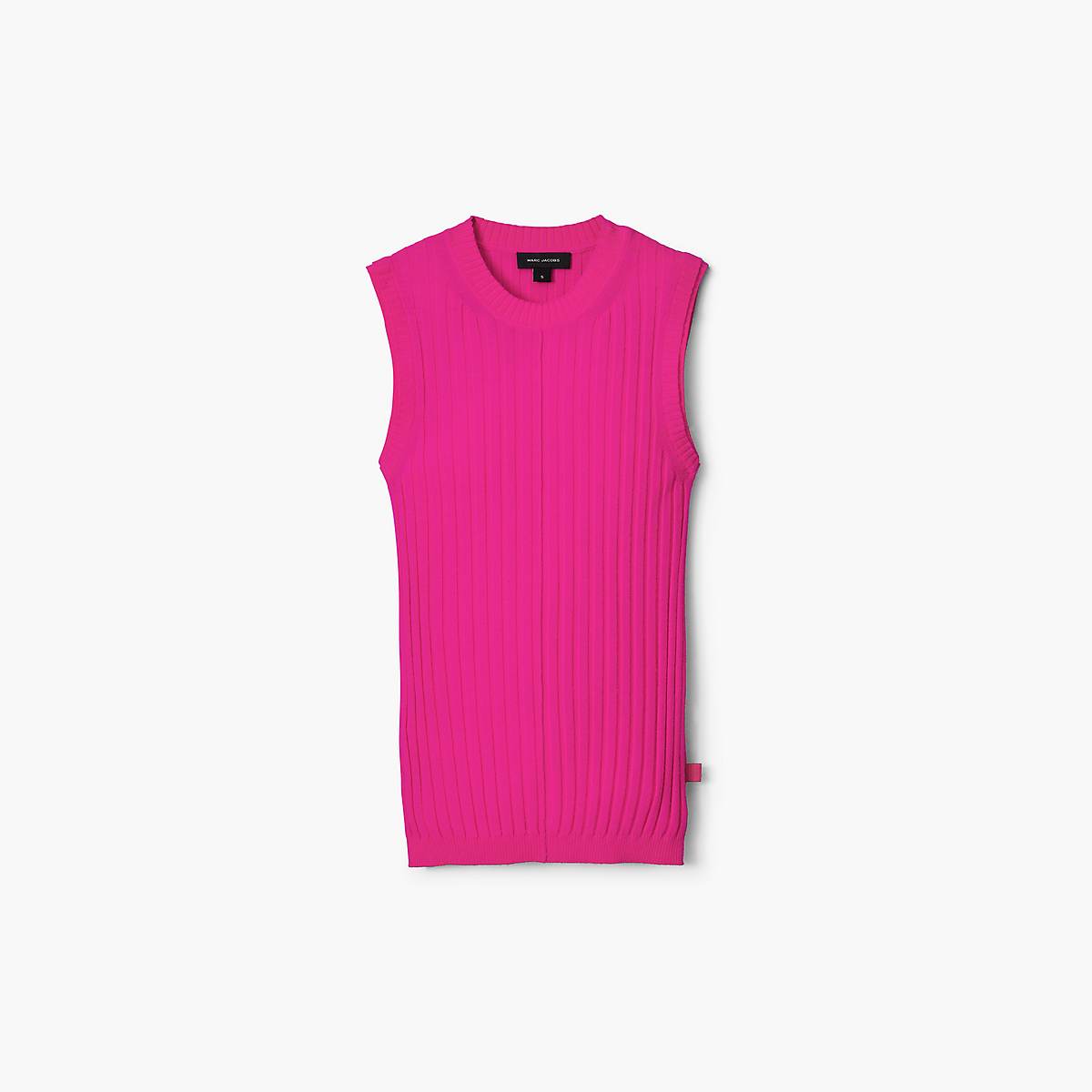 Women Marc Jacobs Fine Ribbed Merino Tanks Pink | UK MJ1853-A34