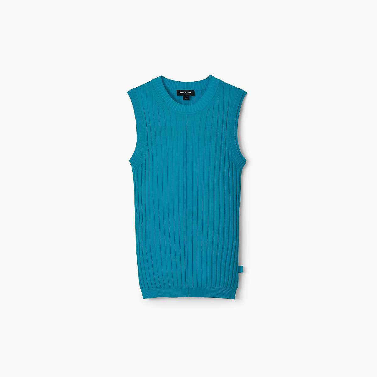 Women Marc Jacobs Fine Ribbed Merino Tanks Blue | UK MJ1624-S48