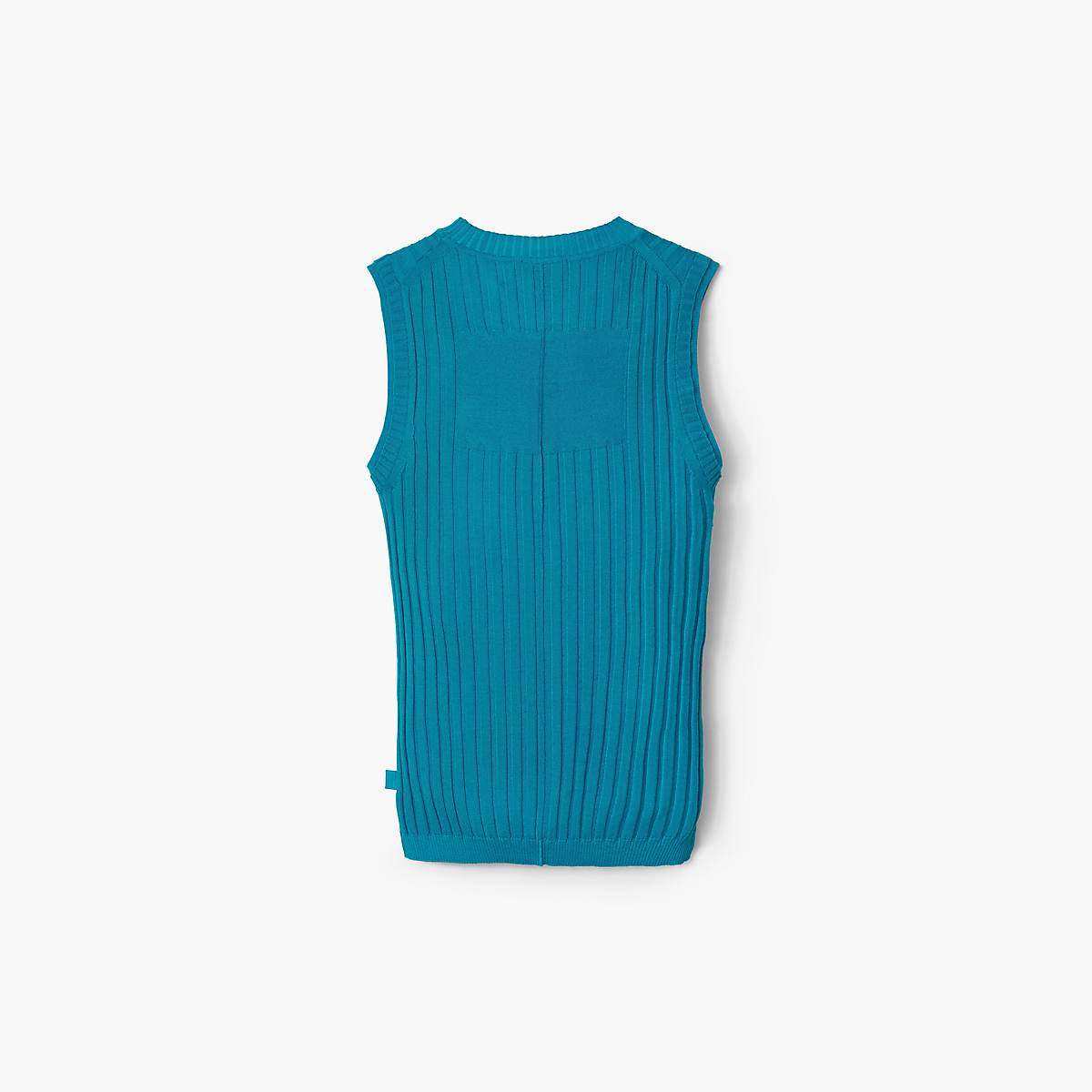 Women Marc Jacobs Fine Ribbed Merino Tanks Blue | UK MJ1624-S48