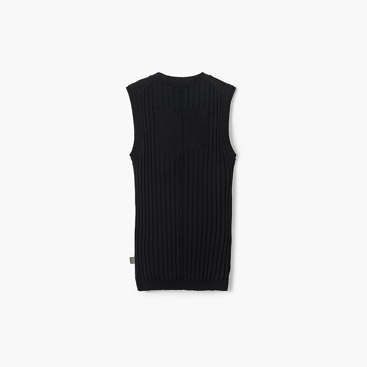 Women Marc Jacobs Fine Ribbed Merino Tanks Black | UK MJ4018-D61