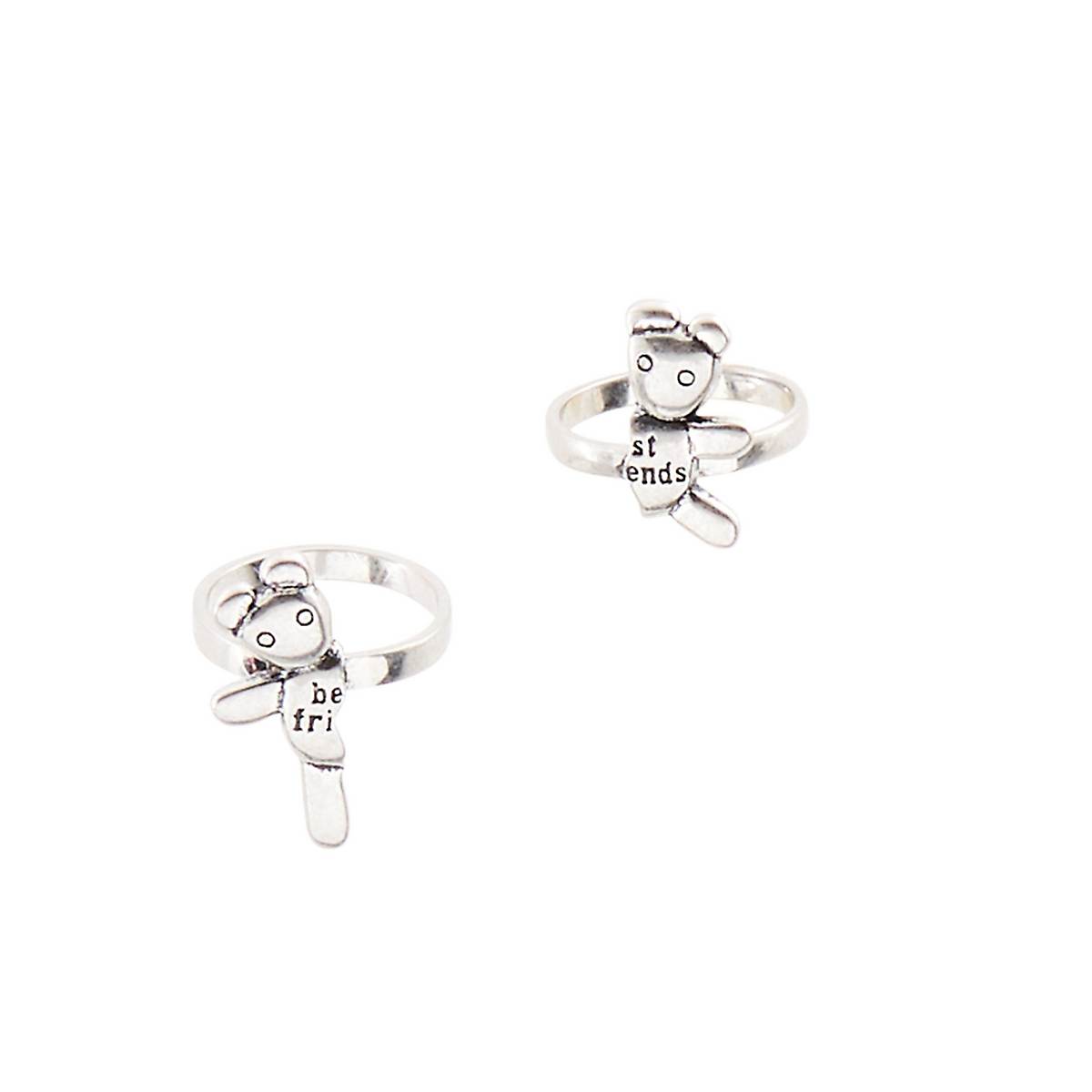 Women Marc Jacobs Friendship Ring Set Jewelry Silver | UK MJ0297-Q57