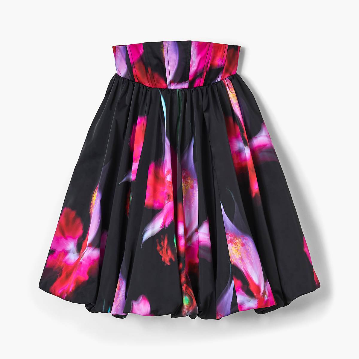 Women Marc Jacobs Future Floral Bubble Dress Black Multicolor | UK MJ5071-W23