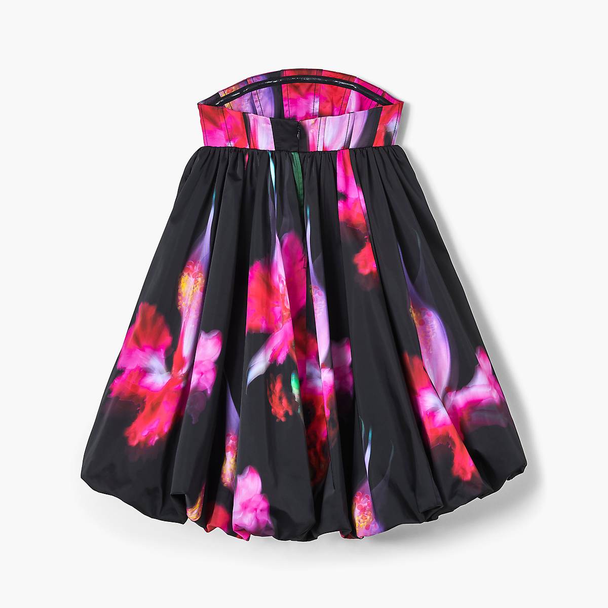 Women Marc Jacobs Future Floral Bubble Dress Black Multicolor | UK MJ5071-W23