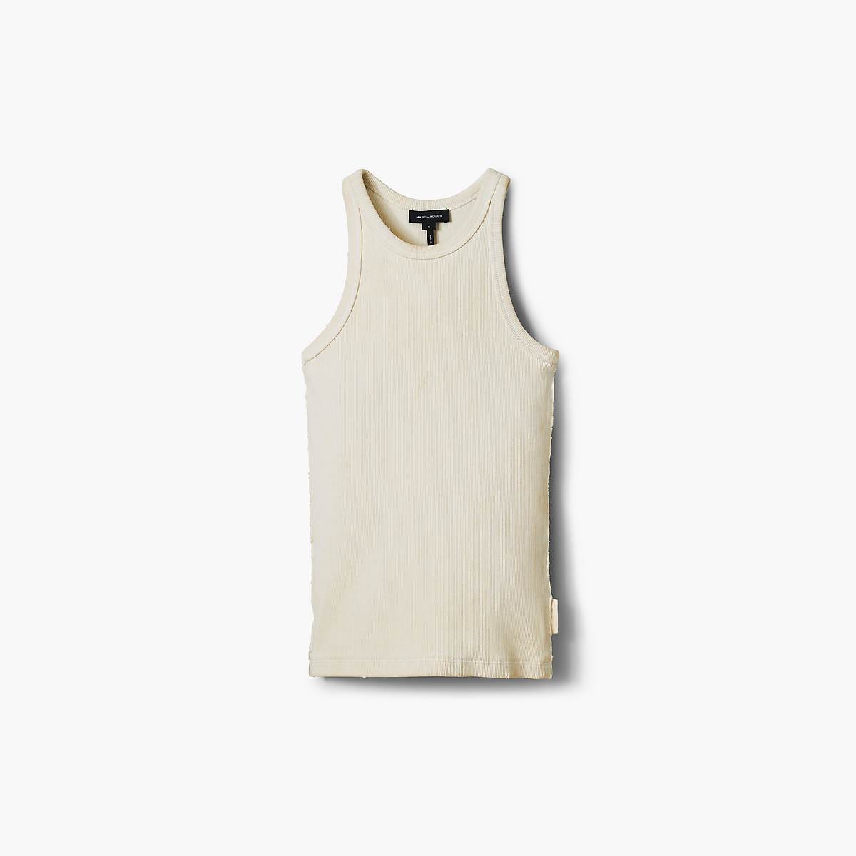 Women Marc Jacobs Grunge Rib Tanks Cream | UK MJ0143-R70