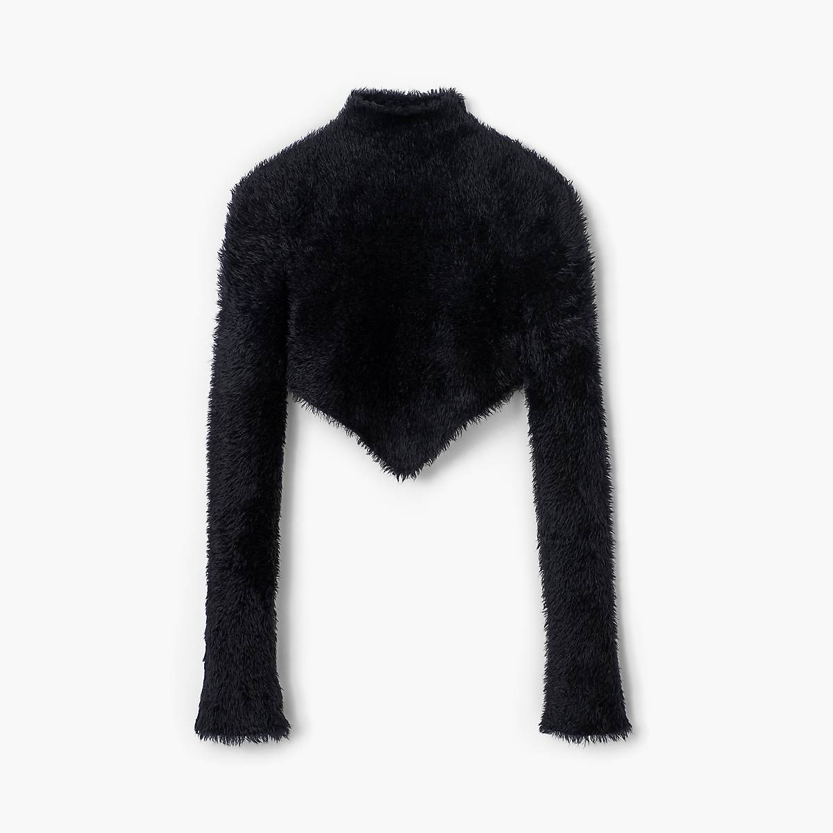 Women Marc Jacobs Hairy Grunge Pointed Sweaters Black | UK MJ2970-B36