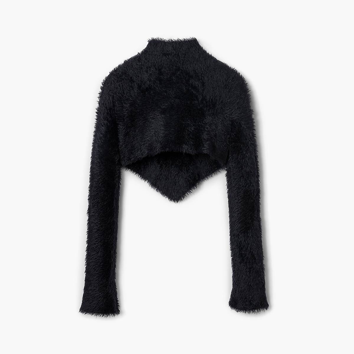 Women Marc Jacobs Hairy Grunge Pointed Sweaters Black | UK MJ2970-B36