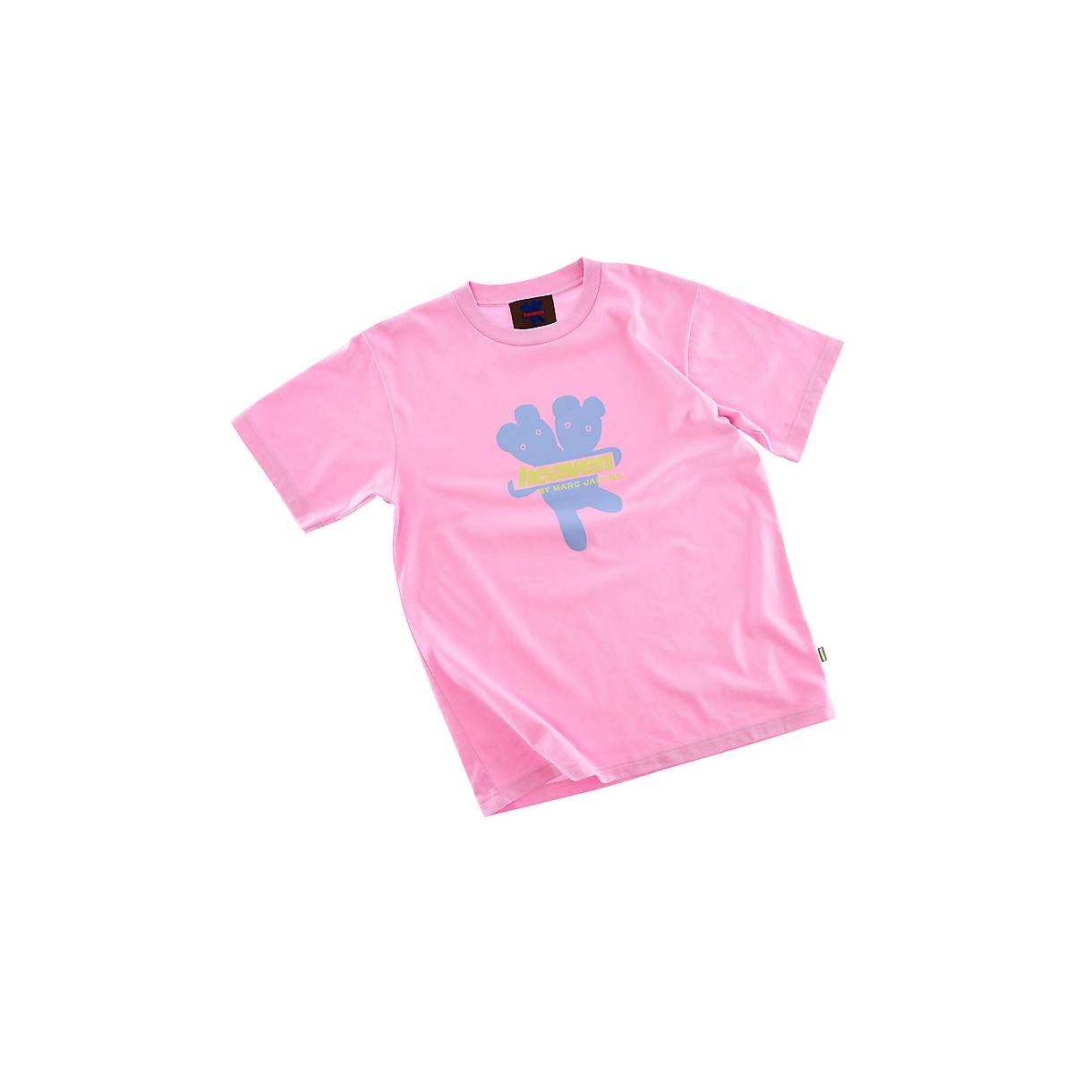 Women Marc Jacobs Heaven Logo T-Shirt Pink | UK MJ1465-H07