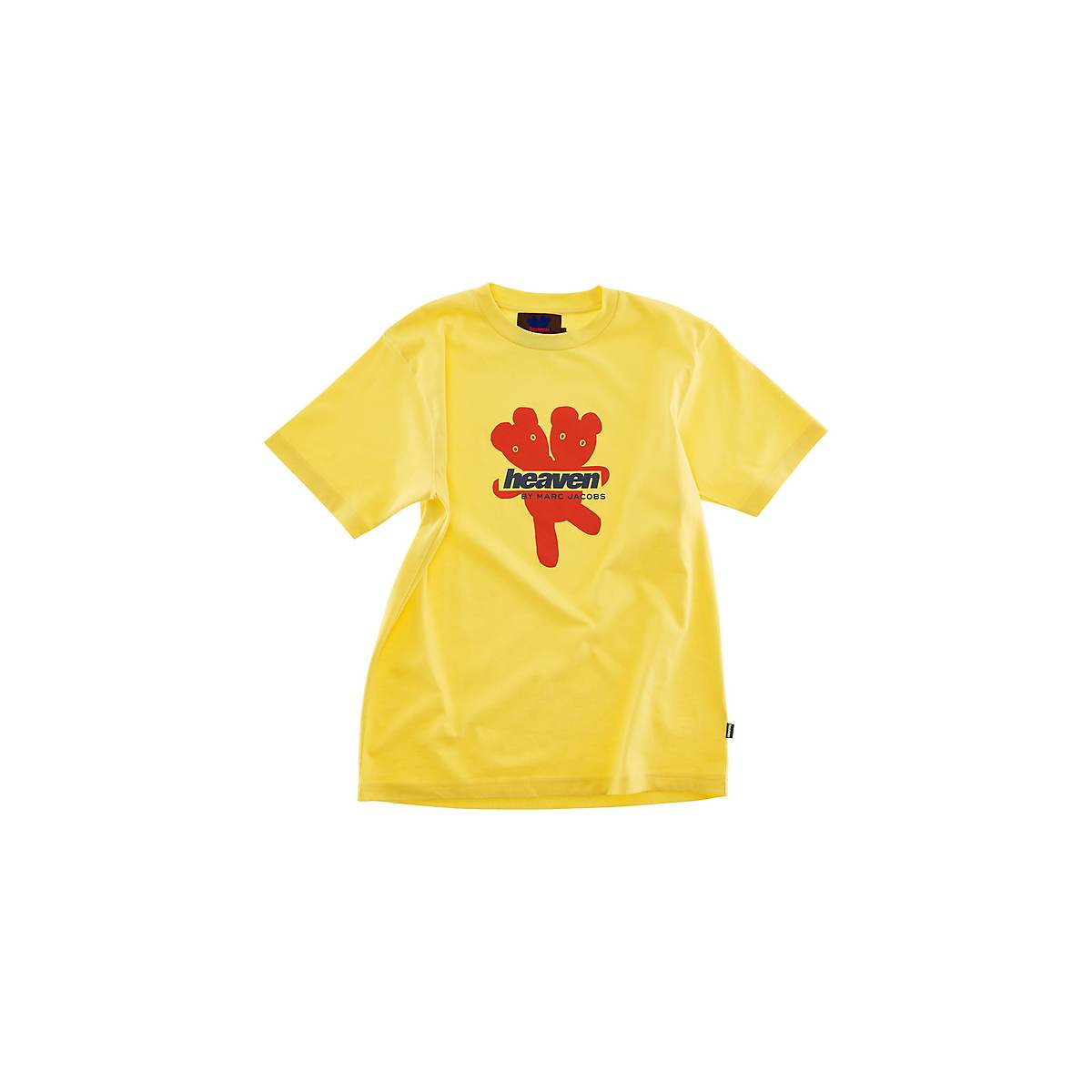 Women Marc Jacobs Heaven Logo T-Shirt Yellow | UK MJ7169-G25