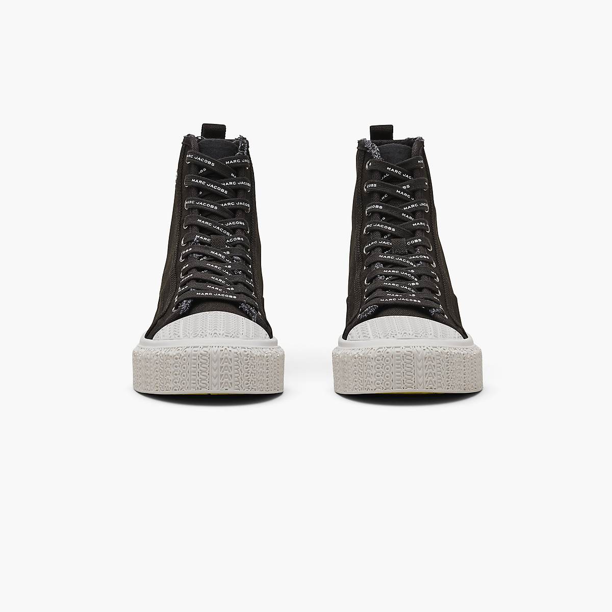 Women Marc Jacobs High Top Trainers Black | UK MJ0238-N56