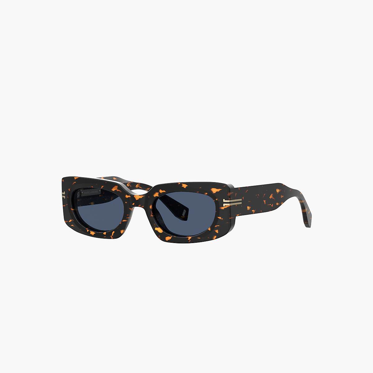 Women Marc Jacobs Icon Rectangular Sunglasses Black | UK MJ3769-O03