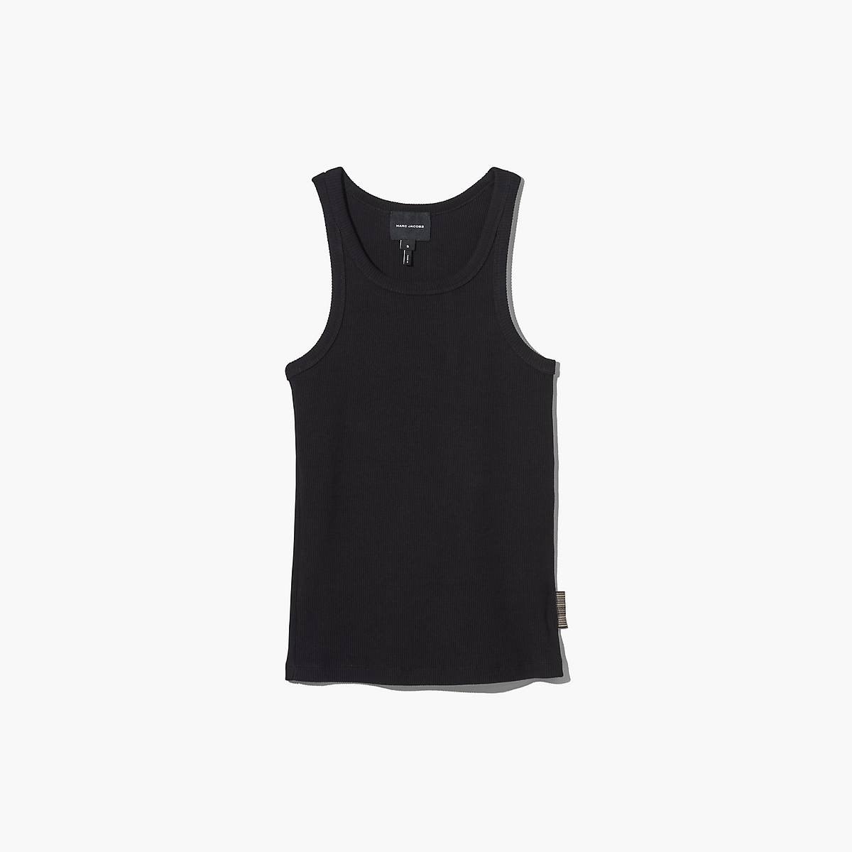 Women Marc Jacobs Icon Rib Tanks Black | UK MJ0842-L18