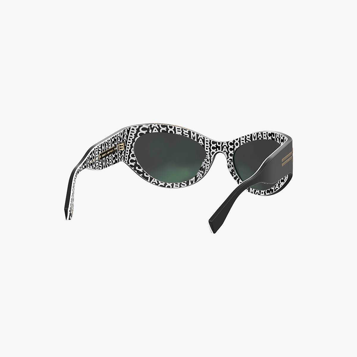 Women Marc Jacobs Icon Wrapped Sunglasses Black | UK MJ0983-T67