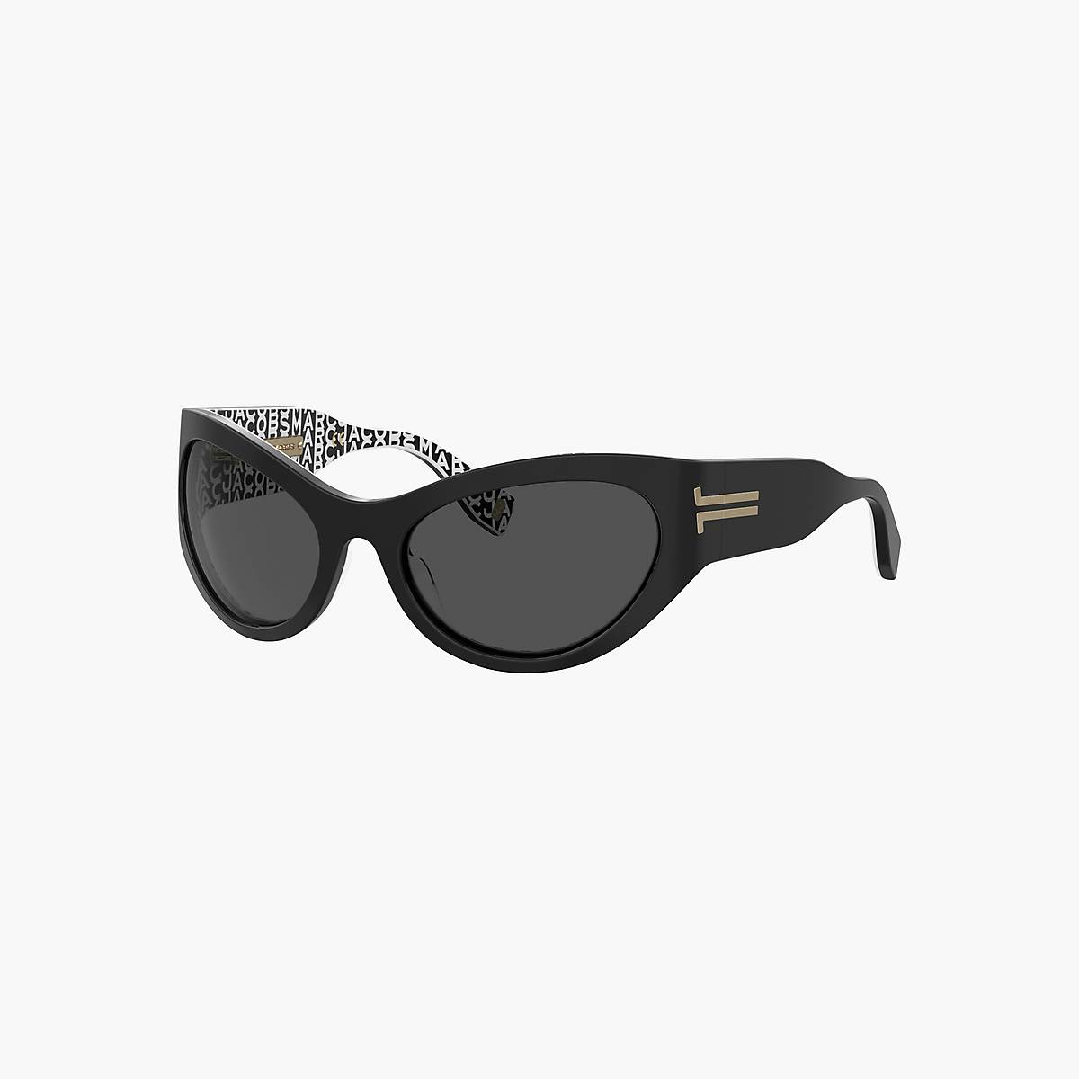 Women Marc Jacobs Icon Wrapped Sunglasses Black | UK MJ0983-T67