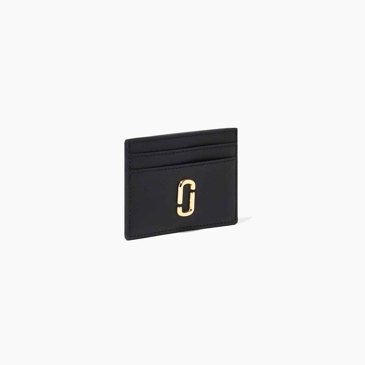 Women Marc Jacobs J Marc Card Case Wallets Black | UK MJ4839-E84