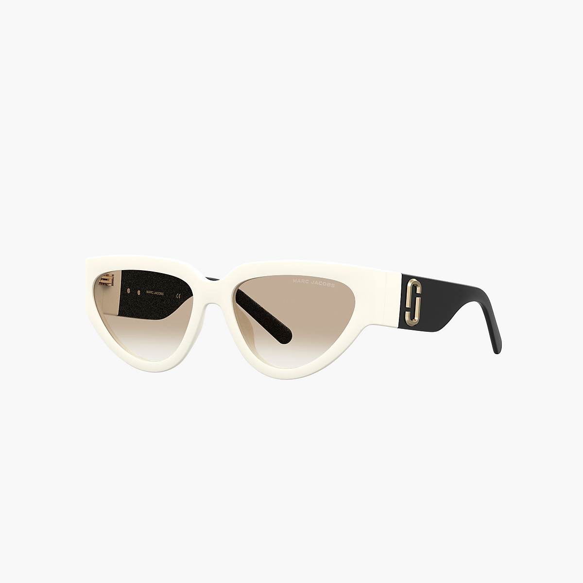 Women Marc Jacobs J Marc Cat Eye Sunglasses White / Black | UK MJ6098-E83