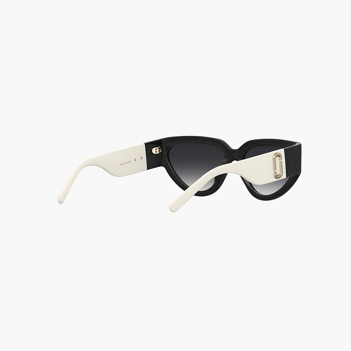 Women Marc Jacobs J Marc Cat Eye Sunglasses Black / White | UK MJ3715-R71