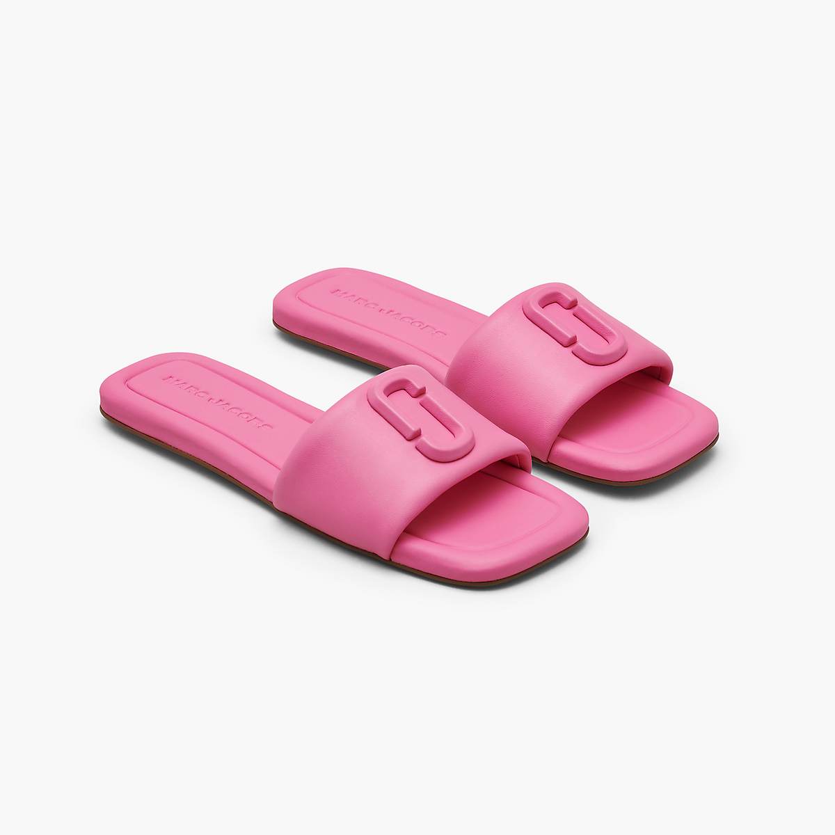 Women Marc Jacobs J Marc Leather Sandals Pink | UK MJ9605-H25