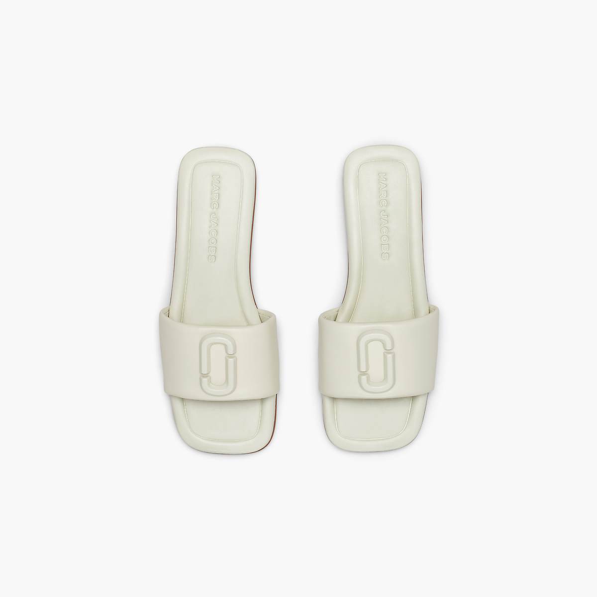 Women Marc Jacobs J Marc Leather Sandals White | UK MJ9516-K39