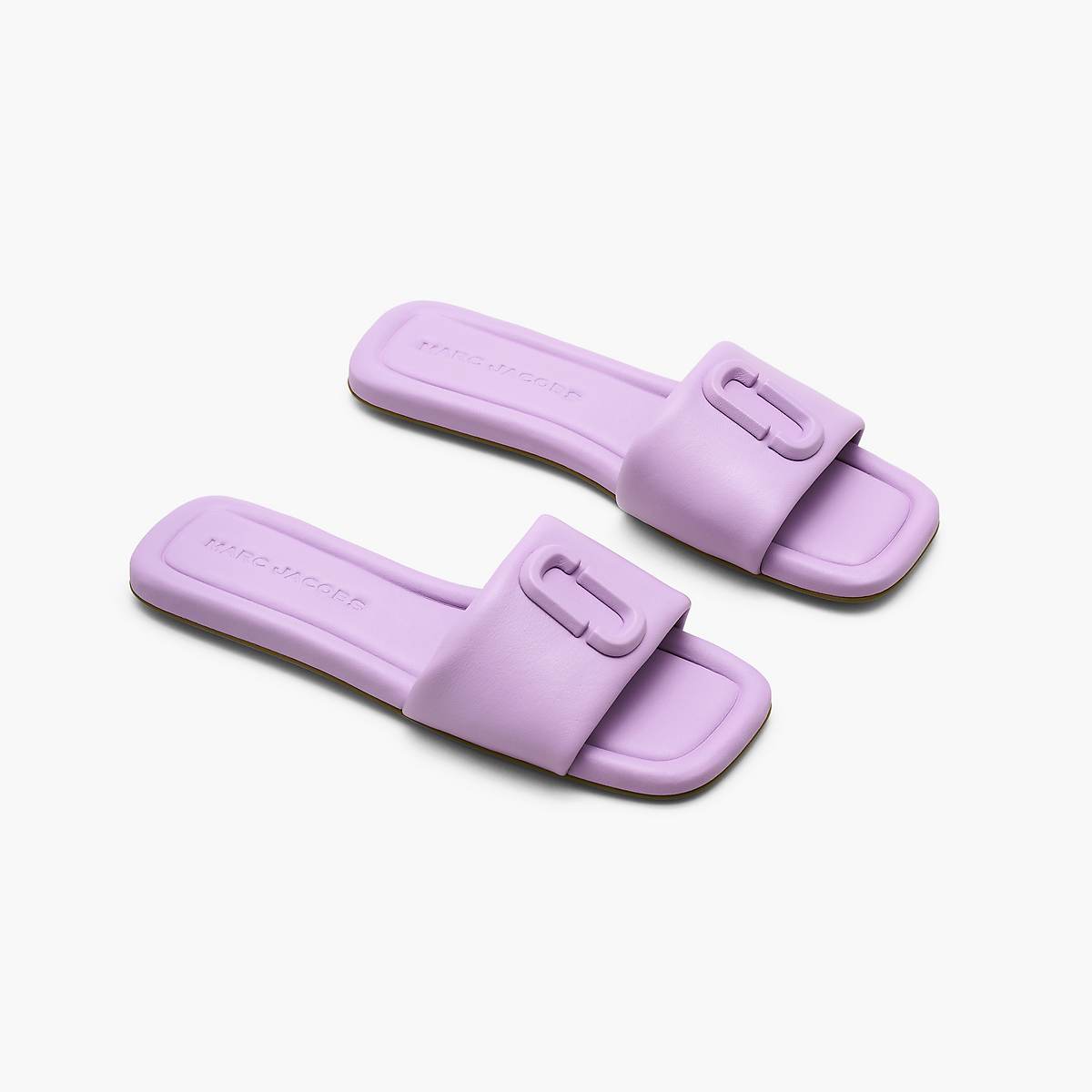 Women Marc Jacobs J Marc Leather Sandals Purple | UK MJ2039-X78