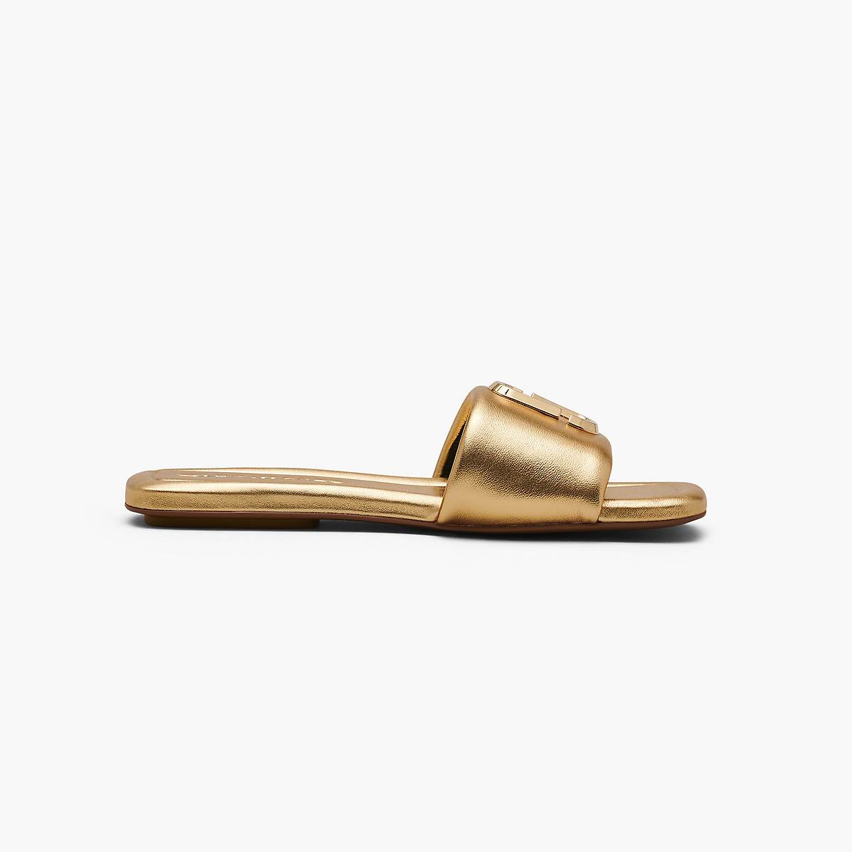 Women Marc Jacobs J Marc Metallic Sandals Gold | UK MJ6742-F72