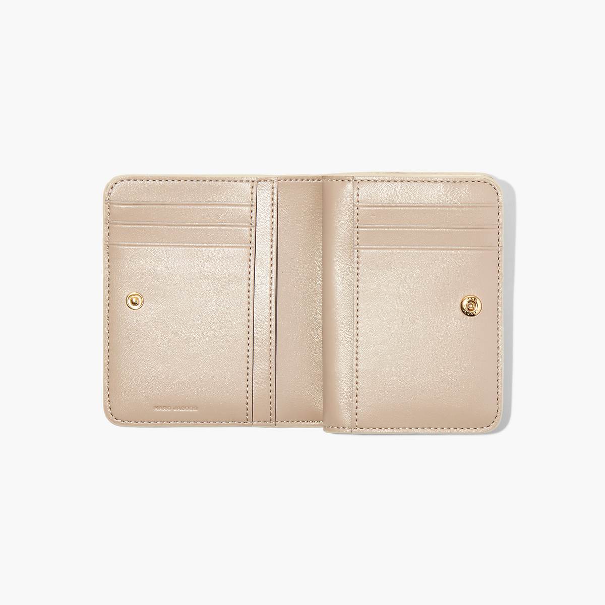 Women Marc Jacobs J Marc Mini Compact Wallets White | UK MJ4205-N26