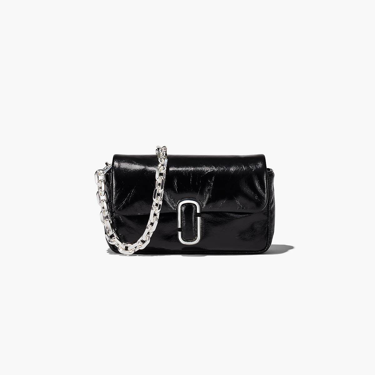 Women Marc Jacobs J Marc Mini Pillow Shoulder Bags Black | UK MJ5604-U73