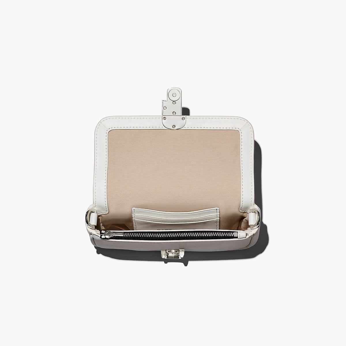 Women Marc Jacobs J Marc Mini Shoulder Bags White / Silver | UK MJ8753-H54