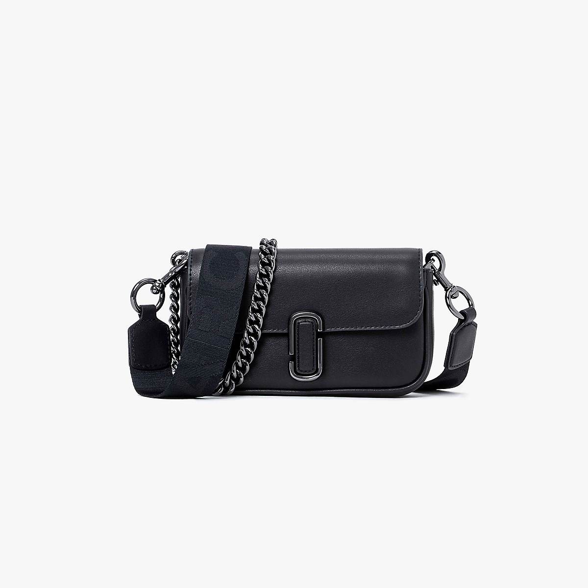 Women Marc Jacobs J Marc Mini Shoulder Bags Black / Grey | UK MJ8459-Z97