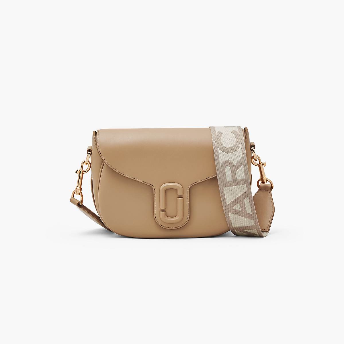 Women Marc Jacobs J Marc Saddle Crossbody Bags Brown | UK MJ8092-A35