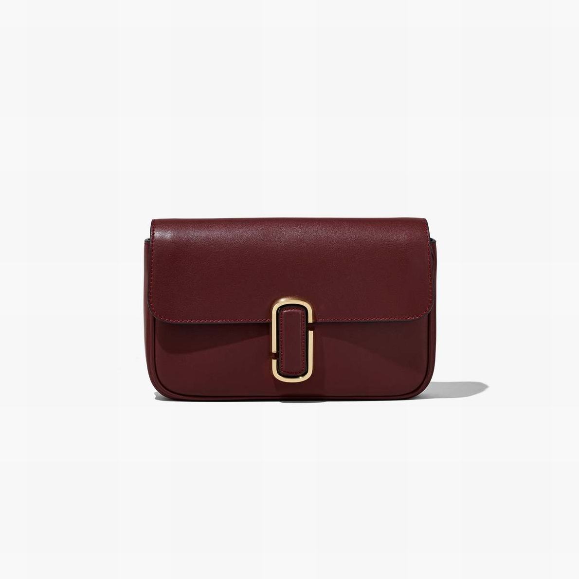 Women Marc Jacobs J Marc Shoulder Bags Burgundy | UK MJ9675-Q29