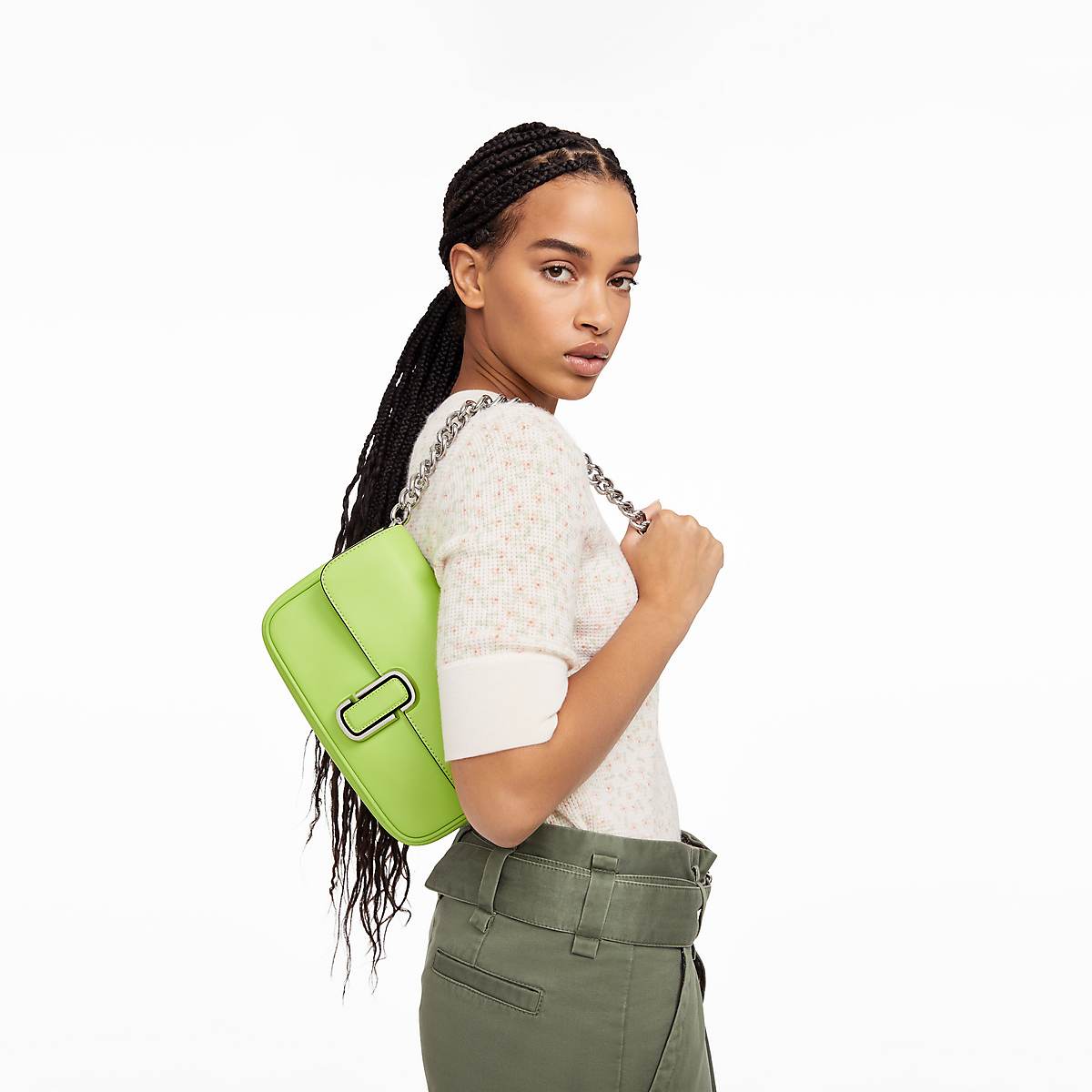 Women Marc Jacobs J Marc Shoulder Bags Green | UK MJ2087-R81