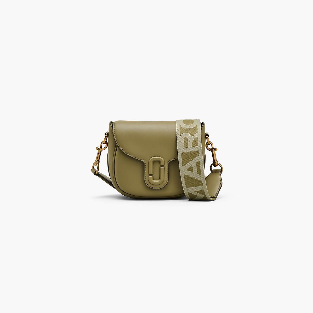 Women Marc Jacobs J Marc Small Saddle Crossbody Bags Green | UK MJ9135-G71