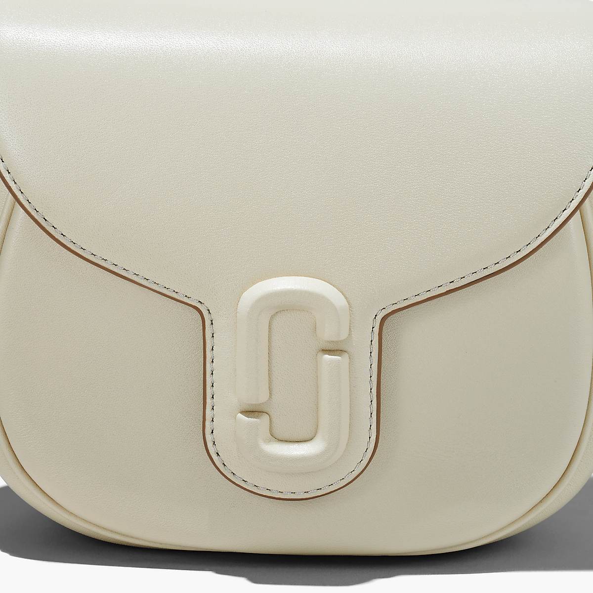 Women Marc Jacobs J Marc Small Saddle Crossbody Bags White | UK MJ1260-J02