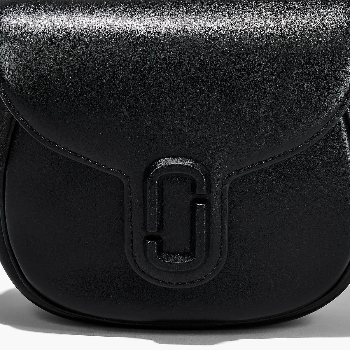 Women Marc Jacobs J Marc Small Saddle Crossbody Bags Black | UK MJ1324-K23