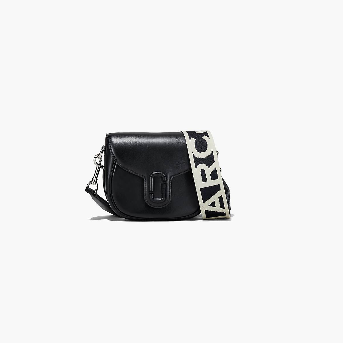 Women Marc Jacobs J Marc Small Saddle Crossbody Bags Black | UK MJ1324-K23